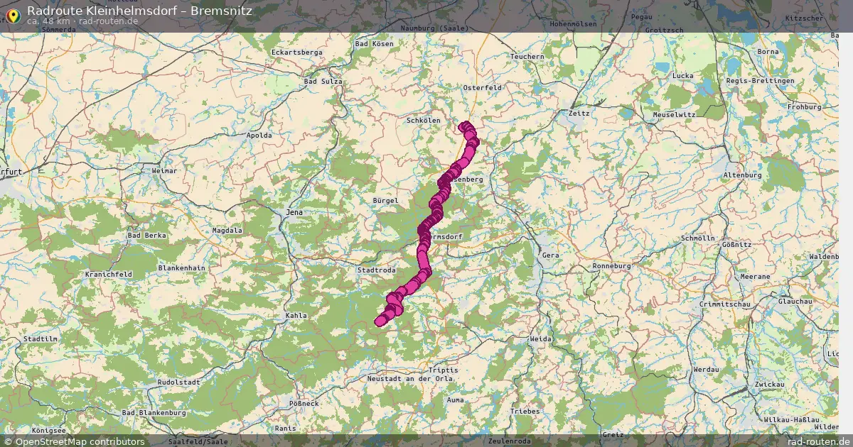 Radtour Kleinhelmsdorf – Bremsnitz