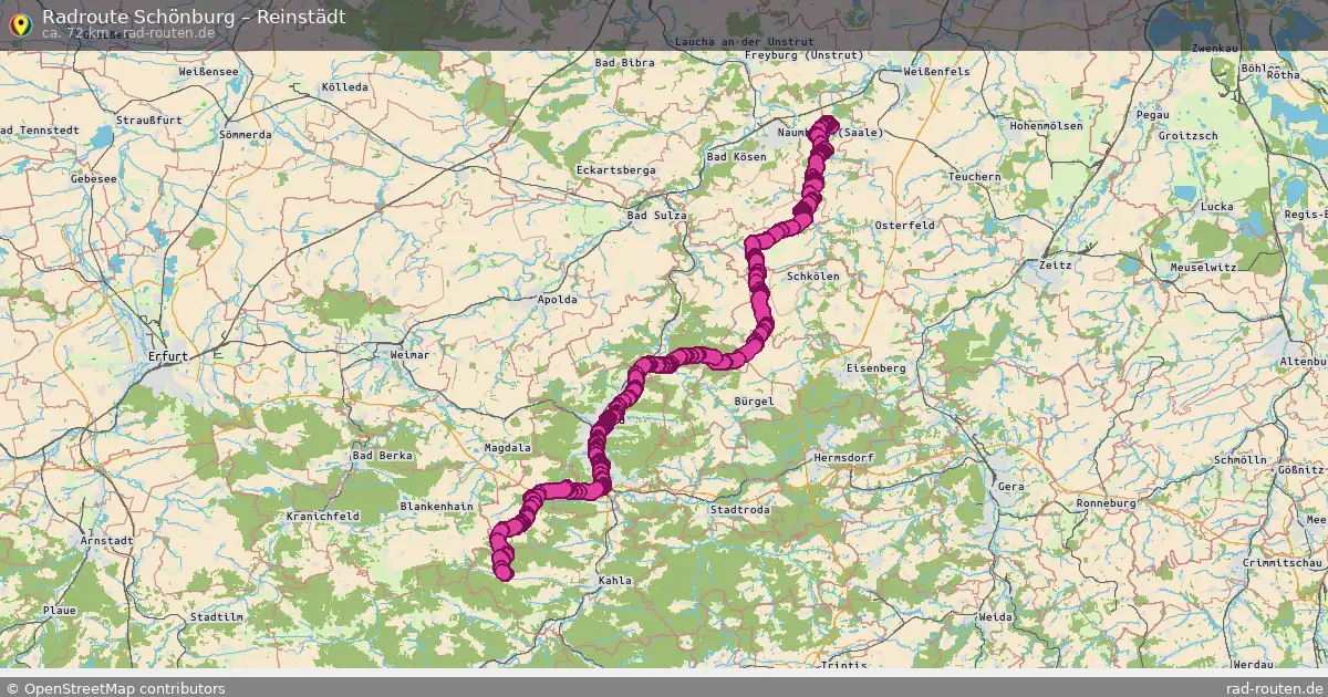 Radtour Schönburg – Reinstädt