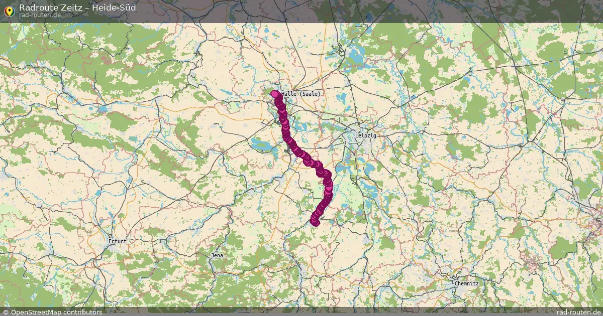 Radtour Zeitz – Heide-Süd