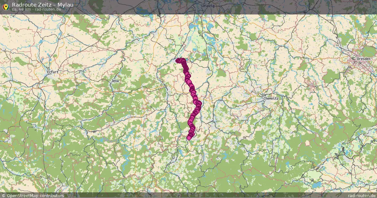 Radtour Zeitz – Mylau