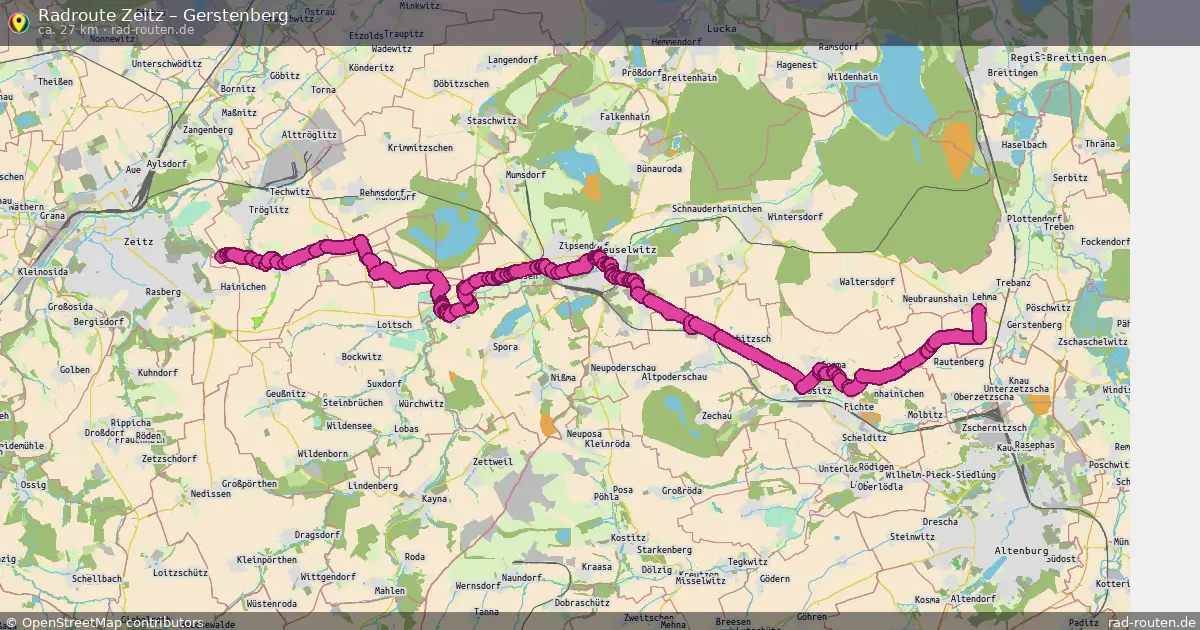 Radtour Zeitz – Gerstenberg
