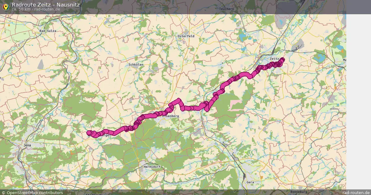 Radtour Zeitz – Nausnitz