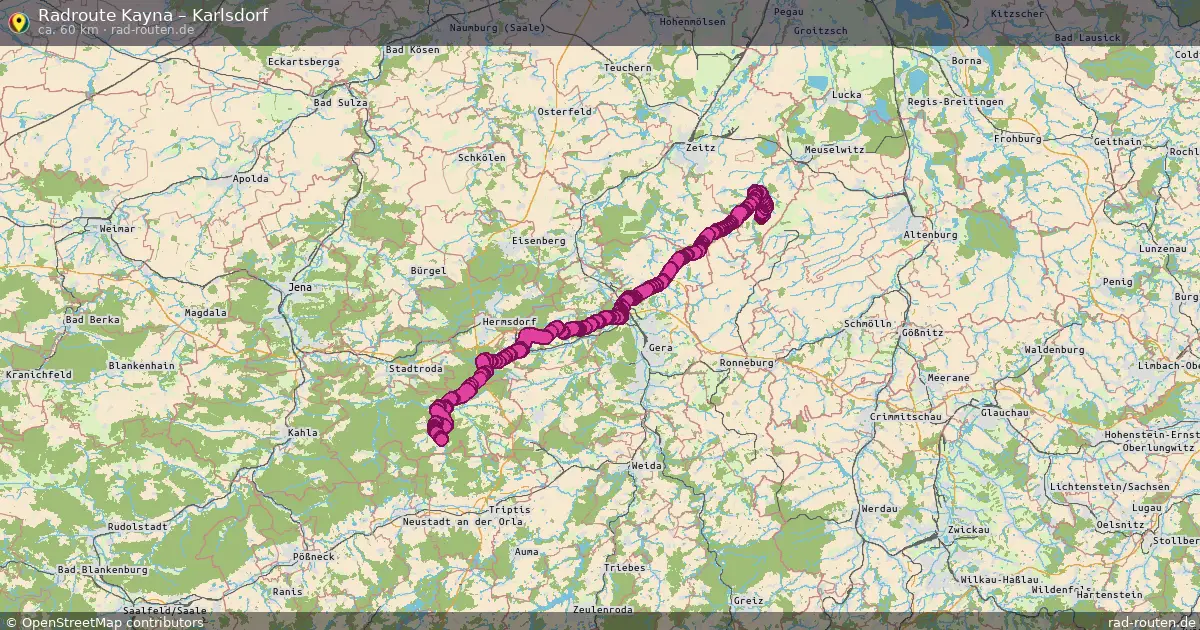 Radtour Kayna – Karlsdorf