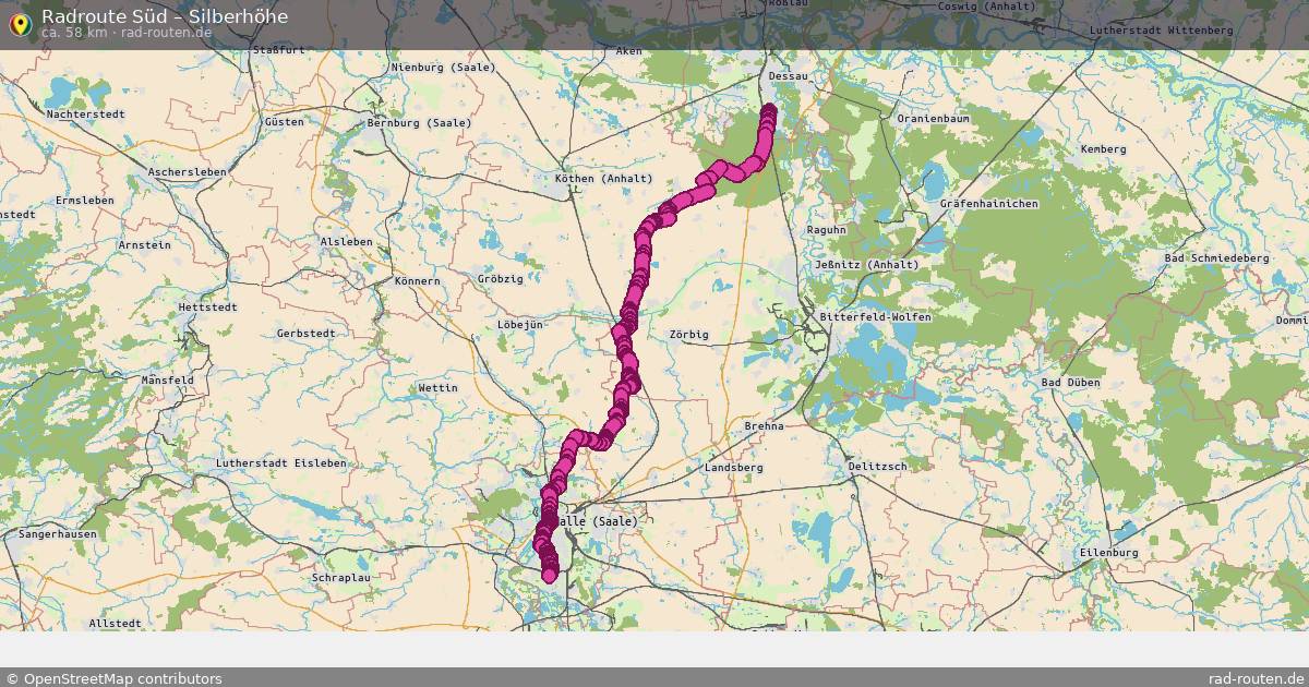 Fahrradroute Süd – Silberhöhe