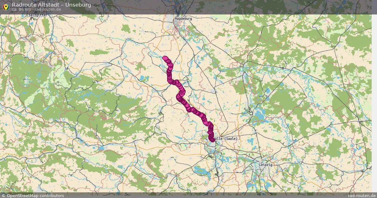Radtour Altstadt – Unseburg