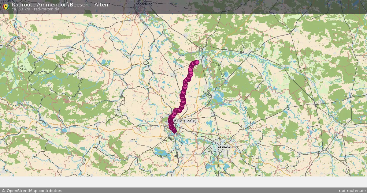 Radtour Ammendorf Beesen – Alten