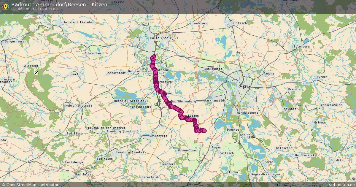 Radtour Ammendorf Beesen – Kitzen