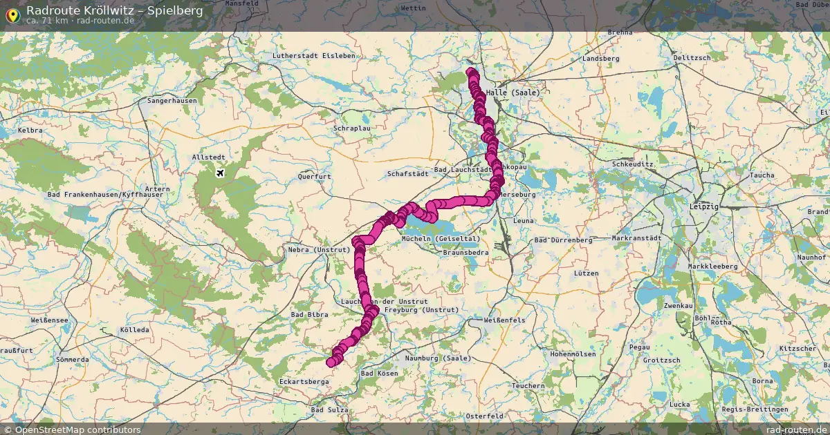 Radtour Kröllwitz – Spielberg