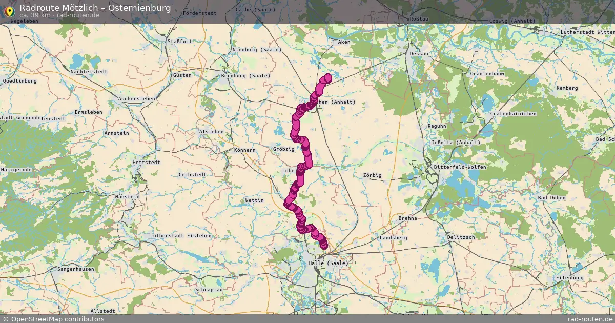 Radtour Mötzlich – Osternienburg