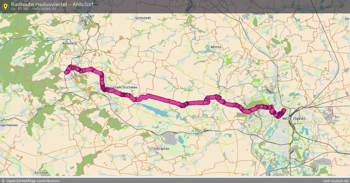 Radtour Paulusviertel – Ahlsdorf