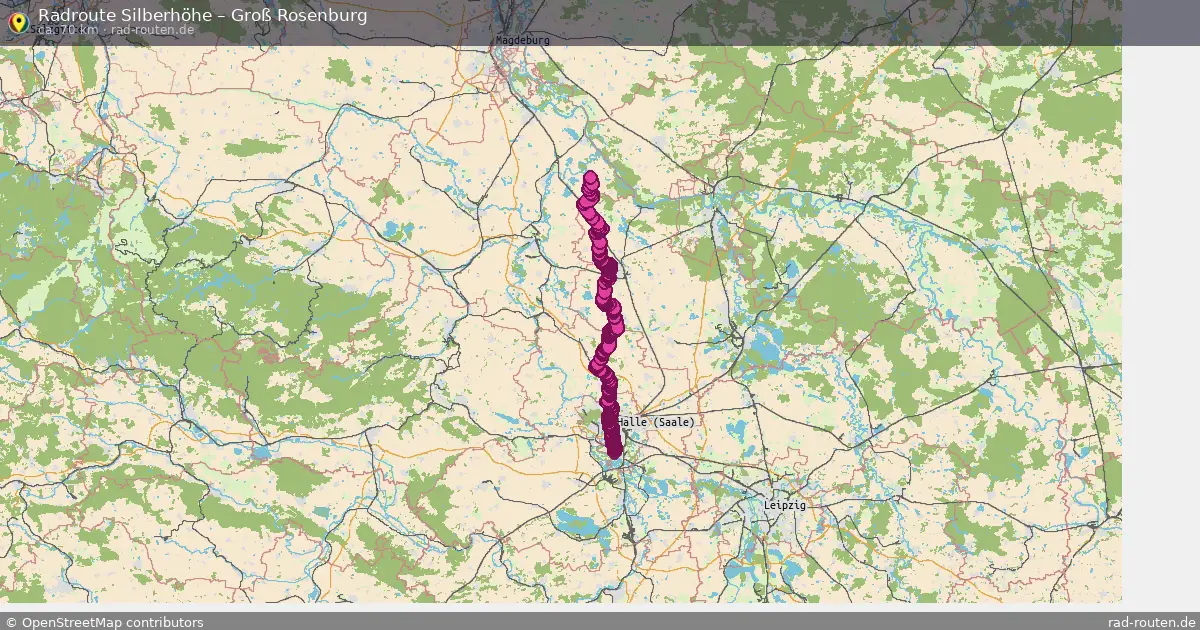 Radtour Silberhöhe – Groß Rosenburg