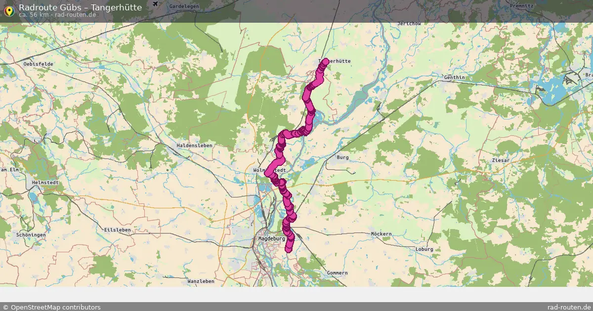 Radtour Gübs – Tangerhütte