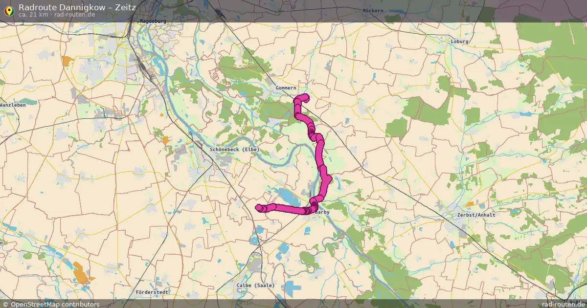 Radtour Dannigkow – Zeitz