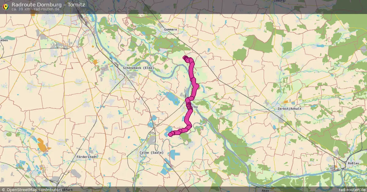 Radtour Dornburg – Tornitz