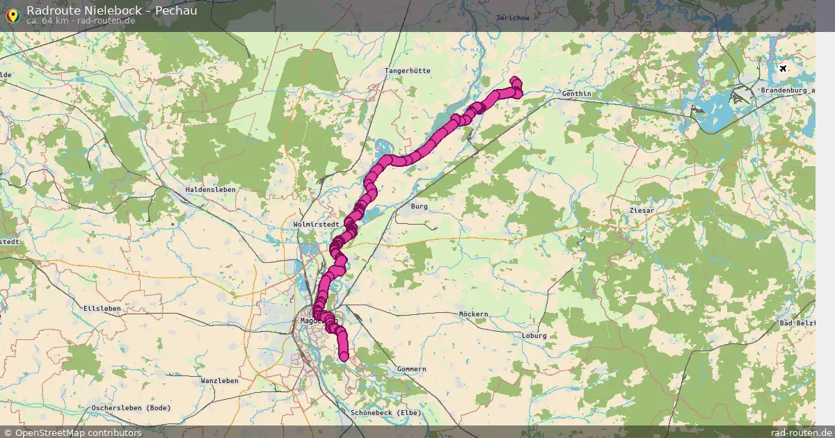 Radtour Nielebock – Pechau