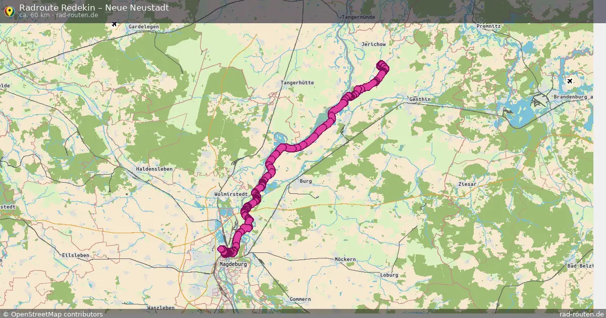 Radtour Redekin – Neue Neustadt