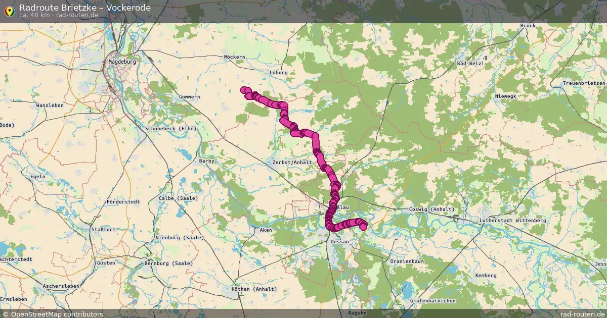 Radtour Brietzke – Vockerode