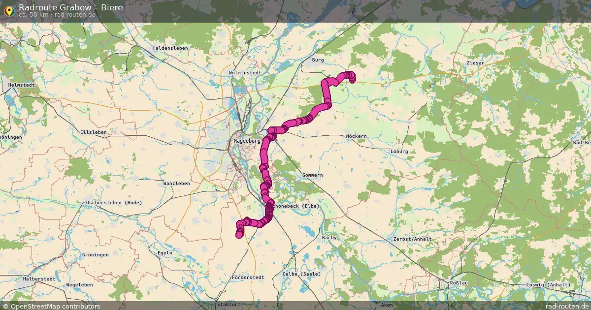 Radtour Grabow – Biere