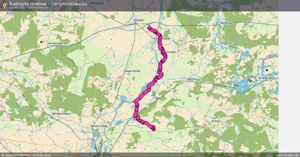 Radtour Grabow – Langensalzwedel