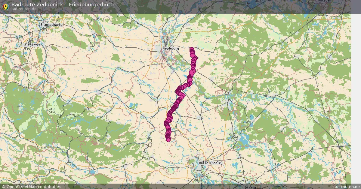 Radtour Zeddenick – Friedeburgerhütte