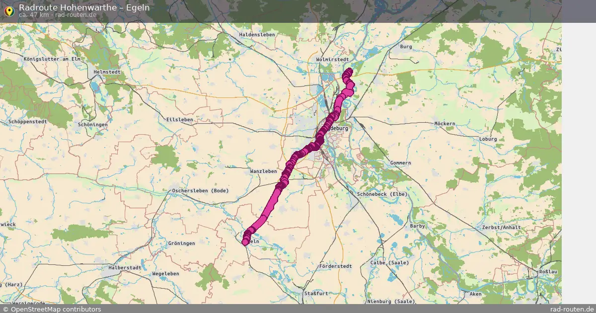 Radtour Hohenwarthe – Egeln