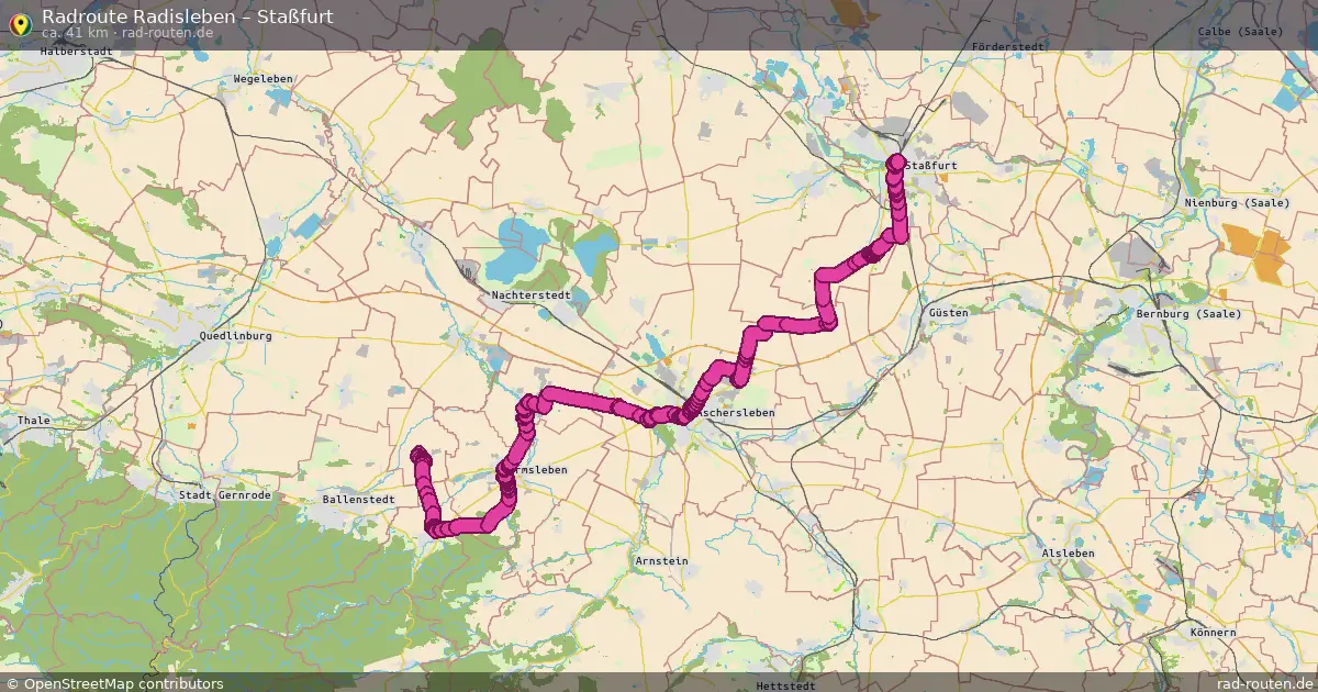Radtour Radisleben – Staßfurt