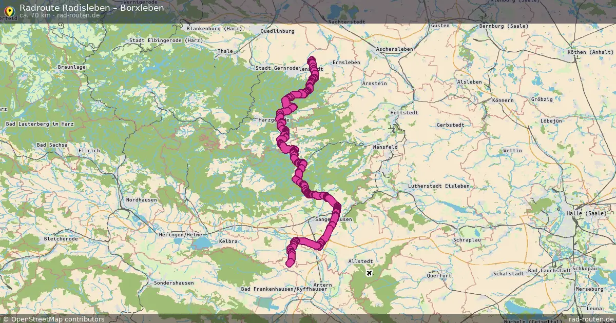 Radtour Radisleben – Borxleben