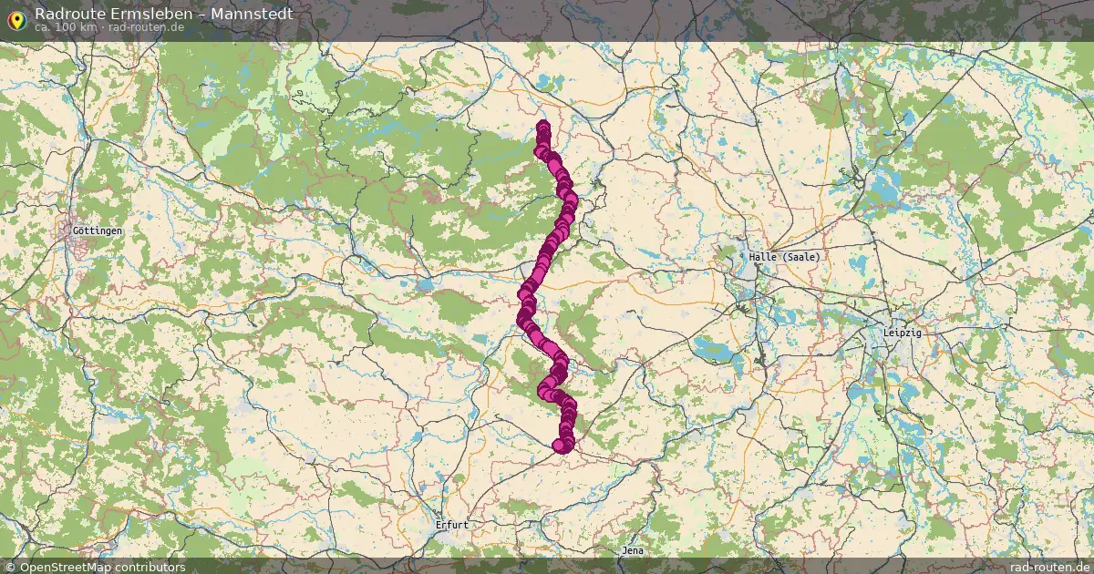 Radtour Ermsleben – Mannstedt