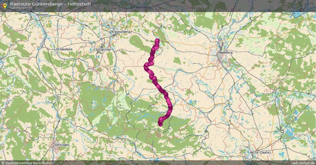 Radtour Güntersberge – Helmstedt