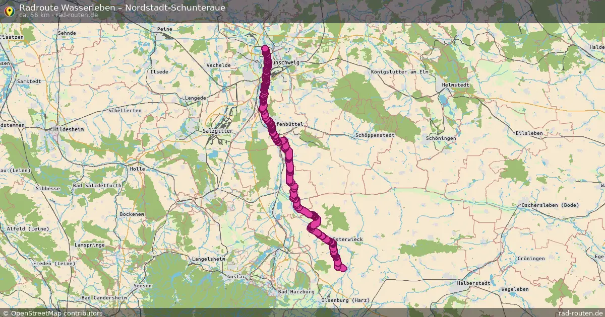 Radtour Wasserleben – Nordstadt-Schunteraue