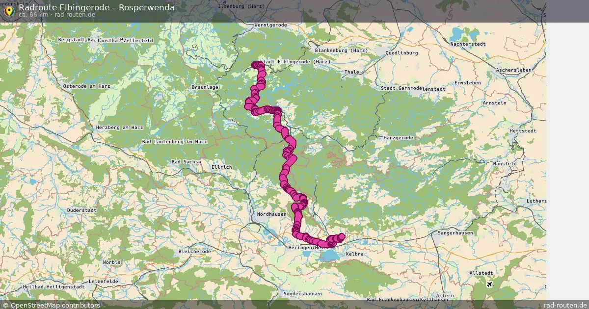 Radtour Elbingerode – Rosperwenda