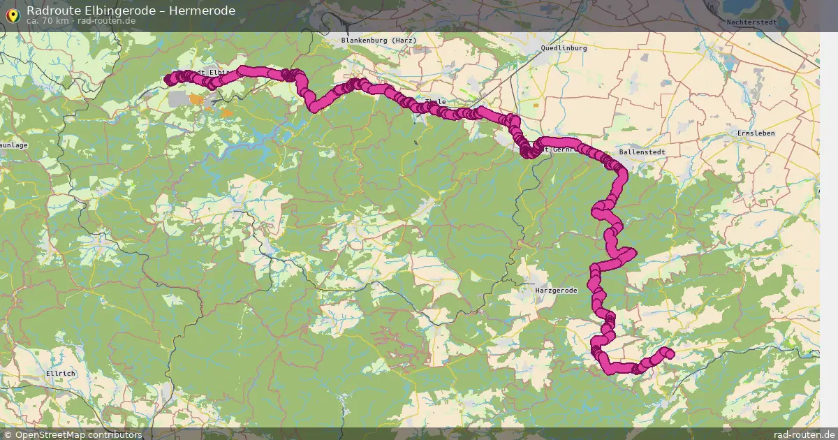 Radtour Elbingerode – Hermerode