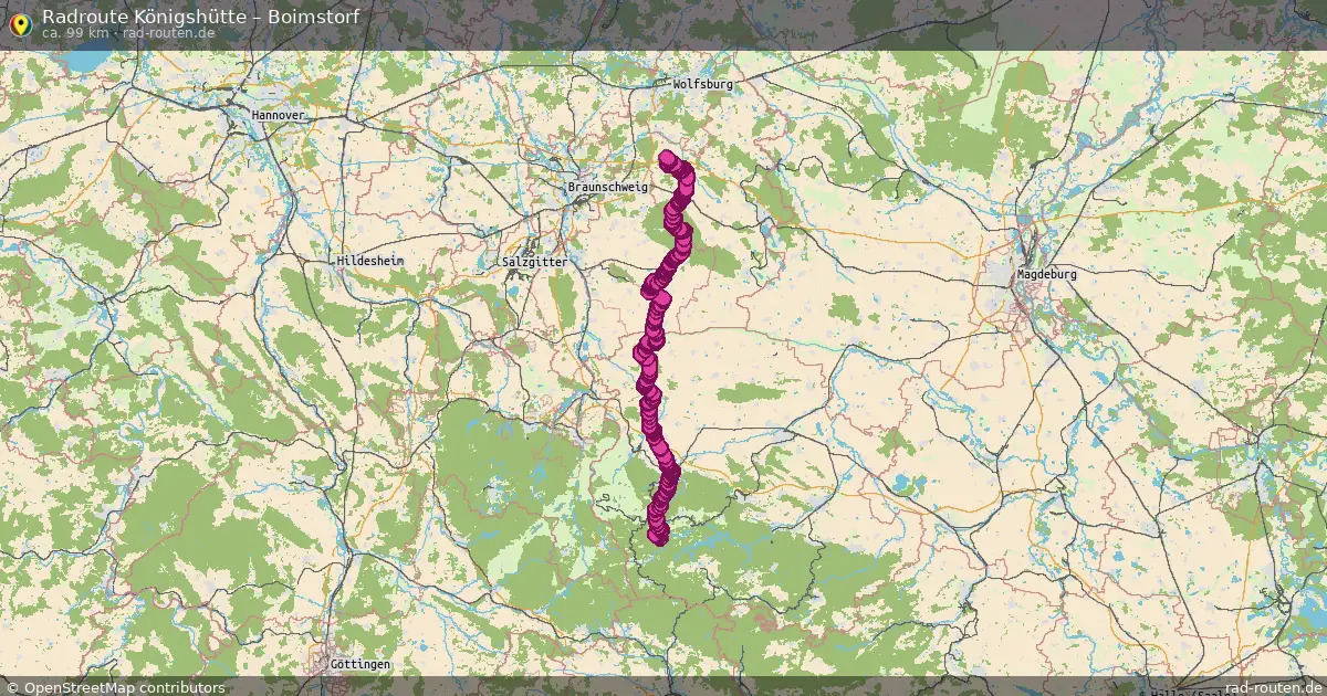 Radtour Königshütte – Boimstorf