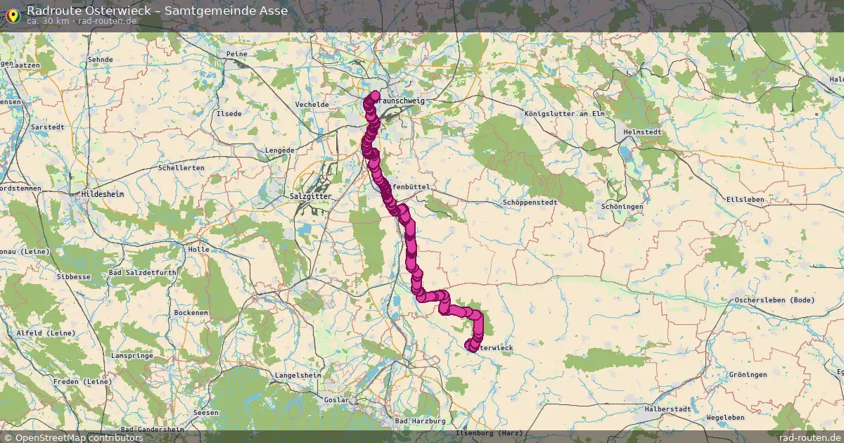 Radtour Osterwieck – Samtgemeinde Asse