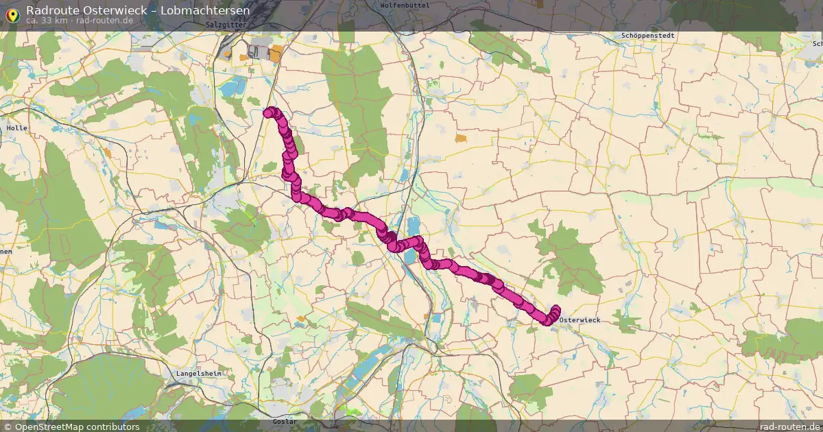 Radtour Osterwieck – Lobmachtersen