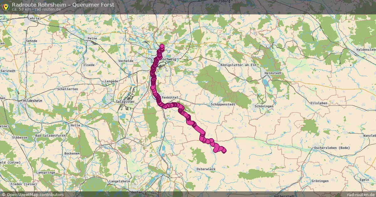 Radtour Rohrsheim – Querumer Forst