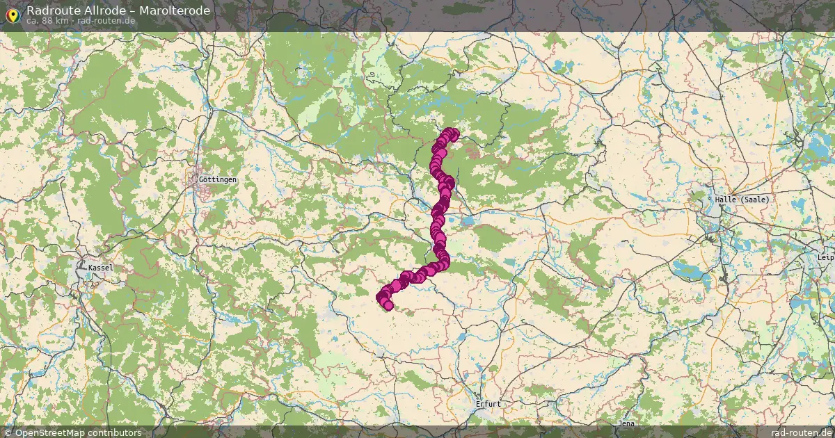 Radtour Allrode – Marolterode