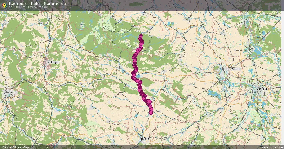 Radtour Thale – Sömmerda