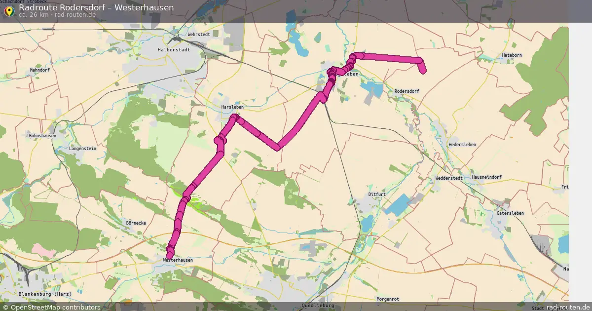 Radtour Rodersdorf – Westerhausen
