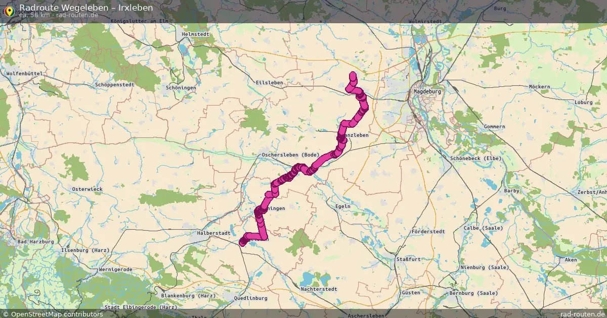 Radtour Wegeleben – Irxleben