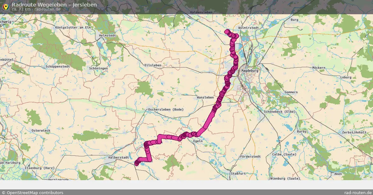 Radtour Wegeleben – Jersleben