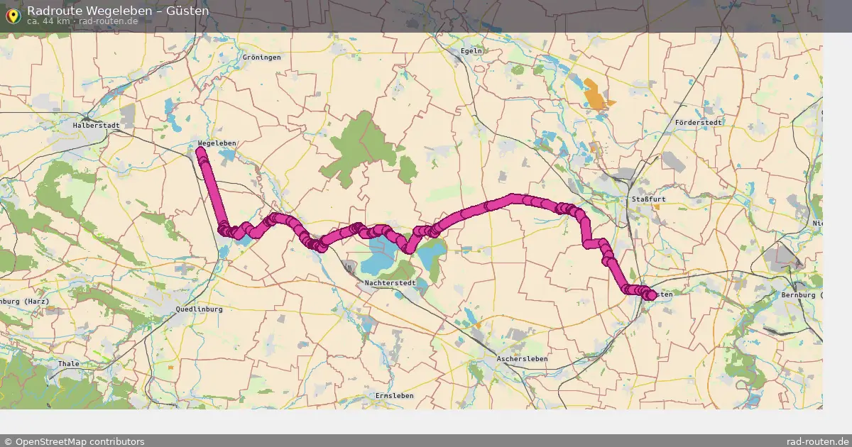 Radtour Wegeleben – Güsten