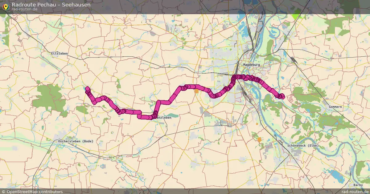 Radtour Pechau – Seehausen