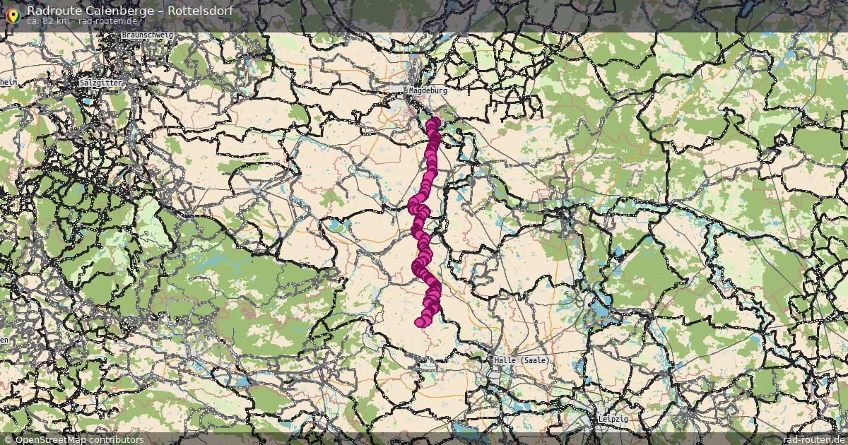 Fahrradroute Calenberge – Rottelsdorf