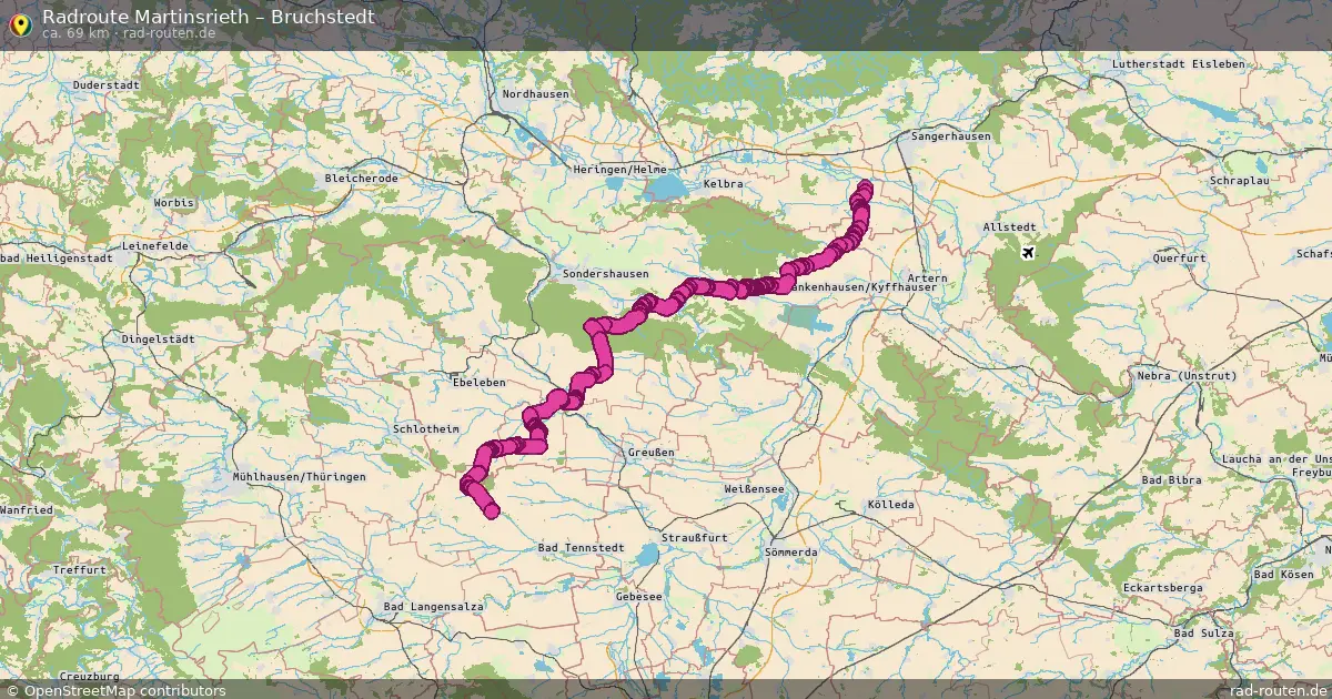 Radtour Martinsrieth – Bruchstedt