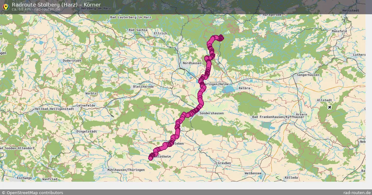 Radtour Stolberg (Harz) – Körner