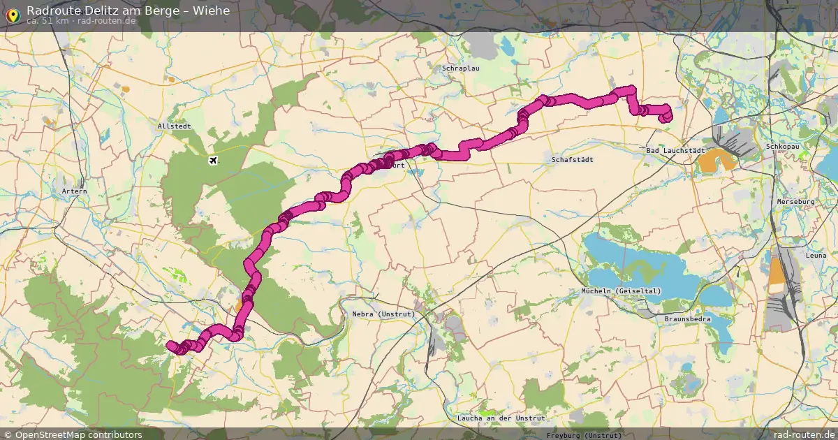 Radtour Delitz Am Berge – Wiehe