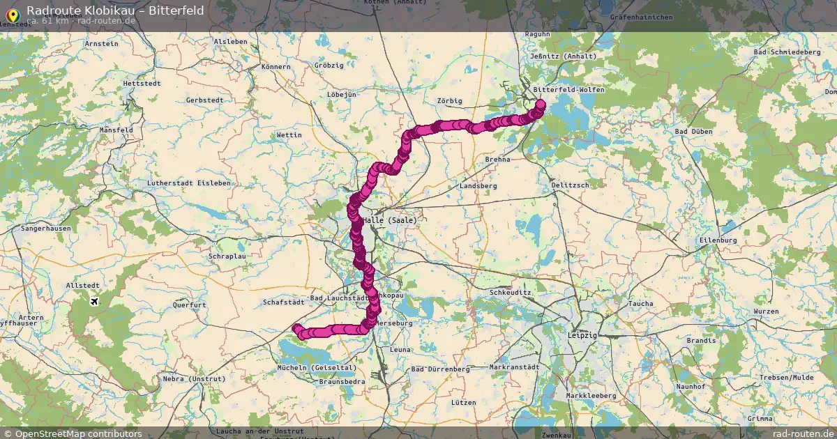 Radtour Klobikau – Bitterfeld