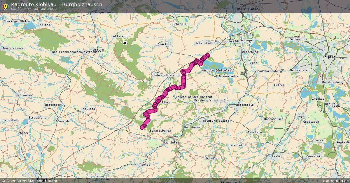 Radtour Klobikau – Burgholzhausen