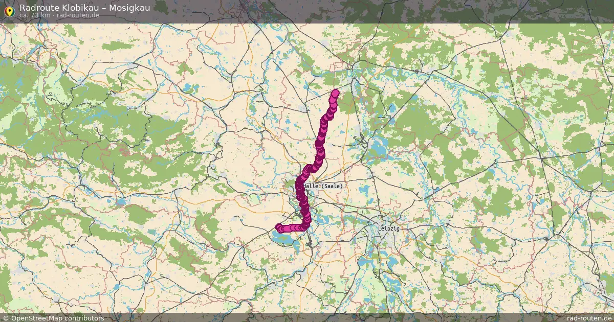 Radtour Klobikau – Mosigkau